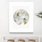 Radial Bliss 4 by KG Studio on GIANT ART - beige abstracts circle