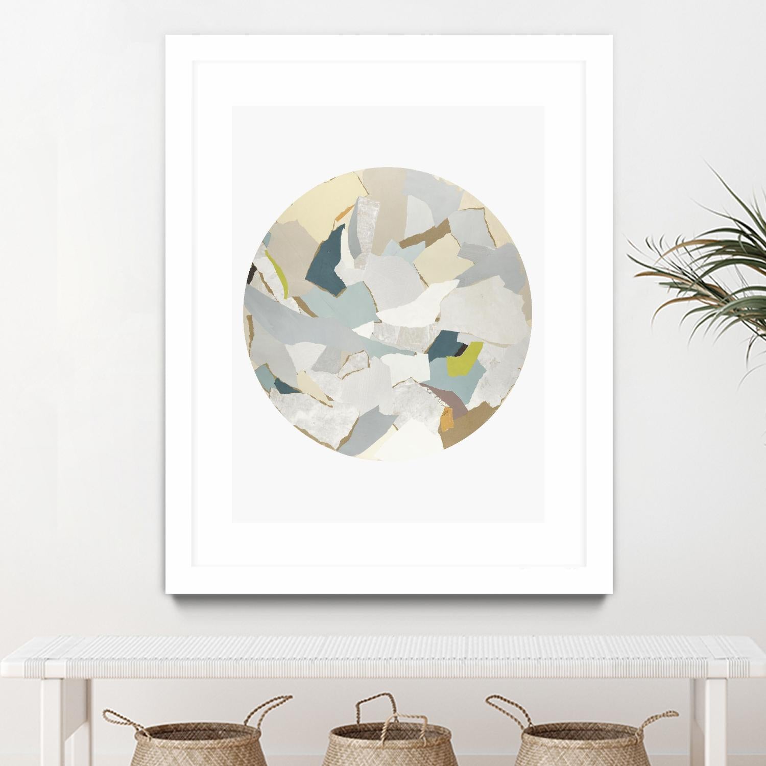 Radial Bliss 4 by KG Studio on GIANT ART - beige abstracts circle