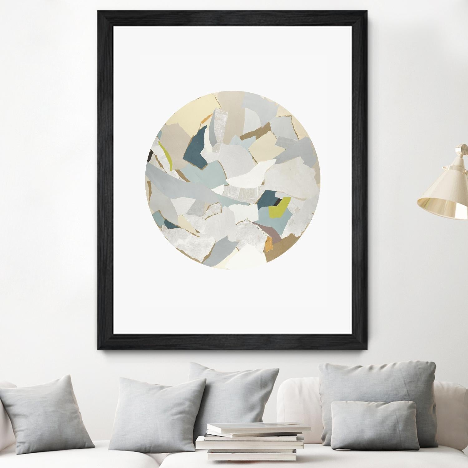 Radial Bliss 4 by KG Studio on GIANT ART - beige abstracts circle