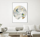 Radial Bliss 4 by KG Studio on GIANT ART - beige abstracts circle