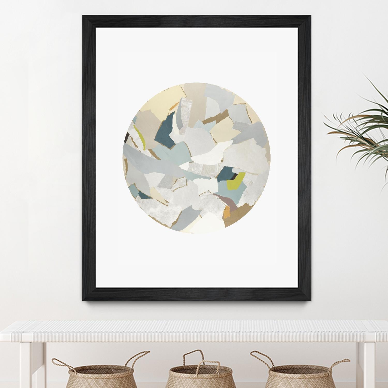 Radial Bliss 4 by KG Studio on GIANT ART - beige abstracts circle