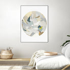 Radial Bliss 4 by KG Studio on GIANT ART - beige abstracts circle