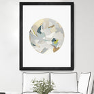 Radial Bliss 4 by KG Studio on GIANT ART - beige abstracts circle