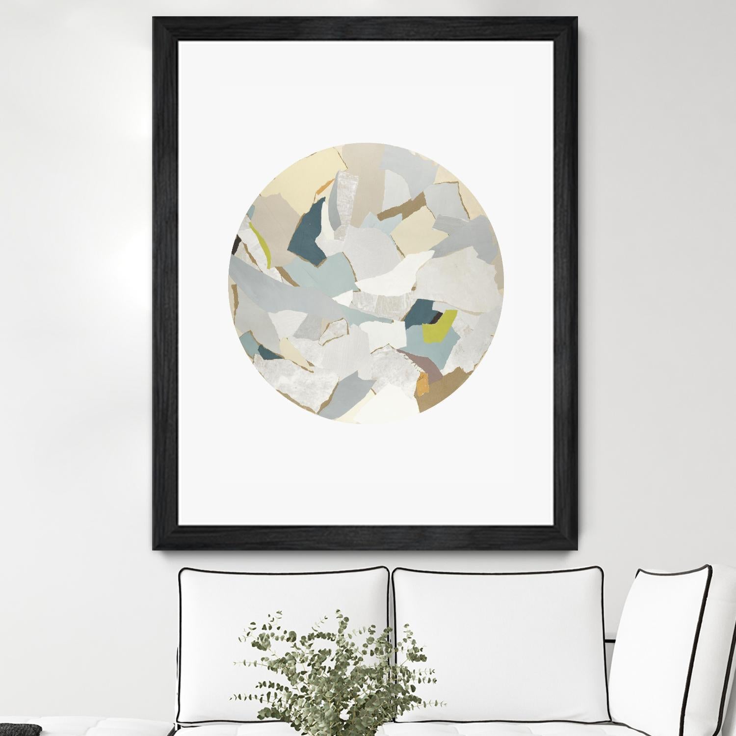 Radial Bliss 4 by KG Studio on GIANT ART - beige abstracts circle