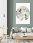 Radial Bliss 4 by KG Studio on GIANT ART - beige abstracts circle
