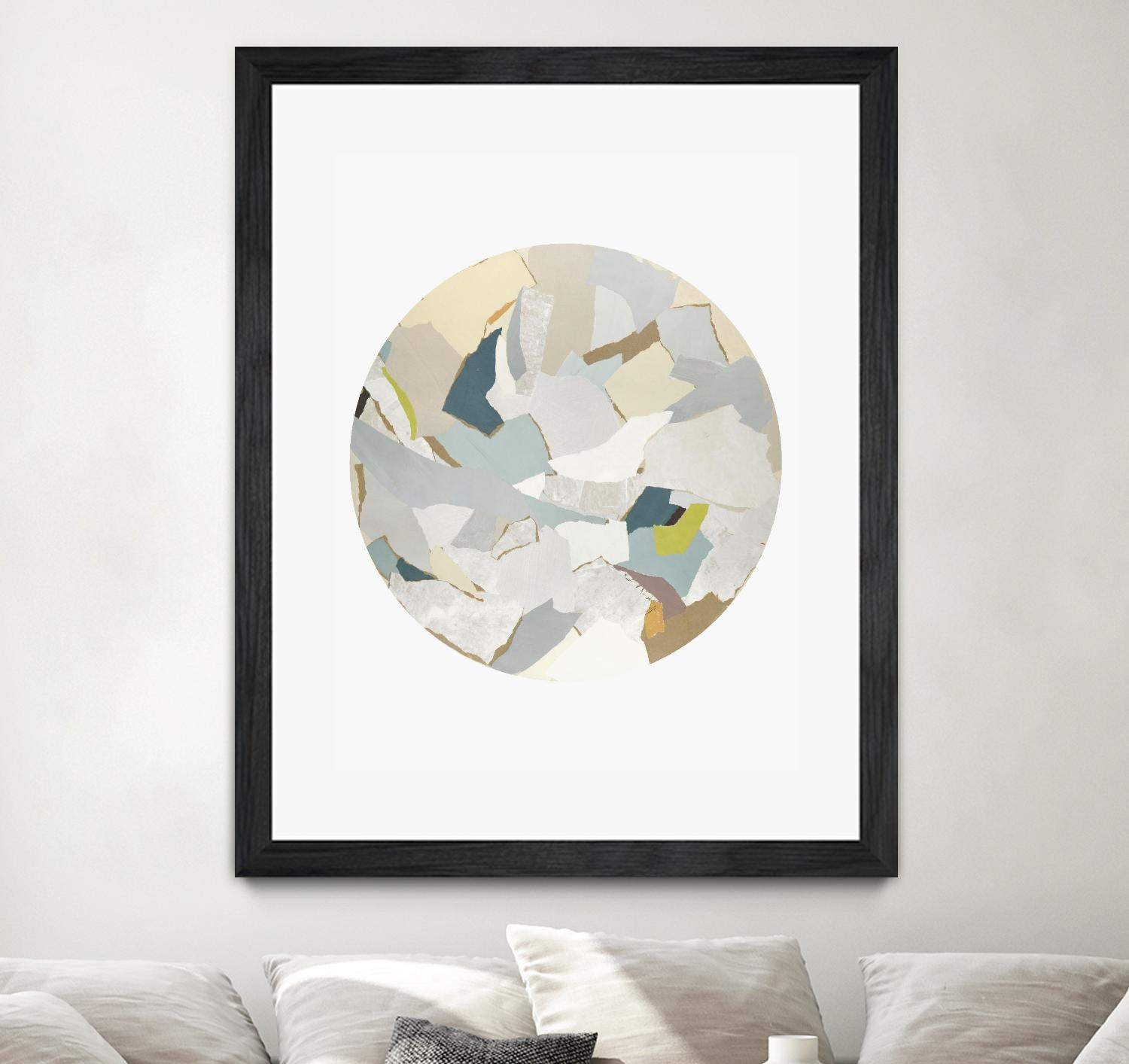 Radial Bliss 4 by KG Studio on GIANT ART - beige abstracts circle