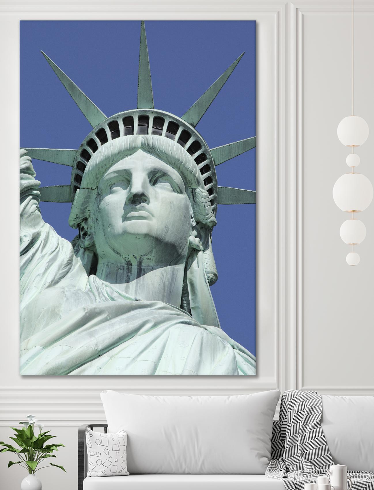 Statue of Liberty 3 by Lillis Werder on GIANT ART - blue photo art