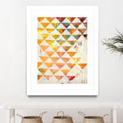 Triangular Configurations 1 by Akiko Hiromoto on GIANT ART - beige patterns