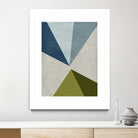 New Linen Geometrics E by GI ArtLab on GIANT ART - grey abstract