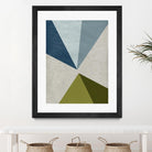 New Linen Geometrics E by GI ArtLab on GIANT ART - grey abstract