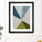 New Linen Geometrics E by GI ArtLab on GIANT ART - grey abstract