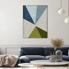 New Linen Geometrics E by GI ArtLab on GIANT ART - grey abstract
