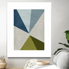 New Linen Geometrics E by GI ArtLab on GIANT ART - grey abstract