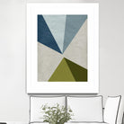 New Linen Geometrics E by GI ArtLab on GIANT ART - grey abstract