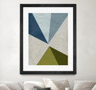 New Linen Geometrics E by GI ArtLab on GIANT ART - grey abstract