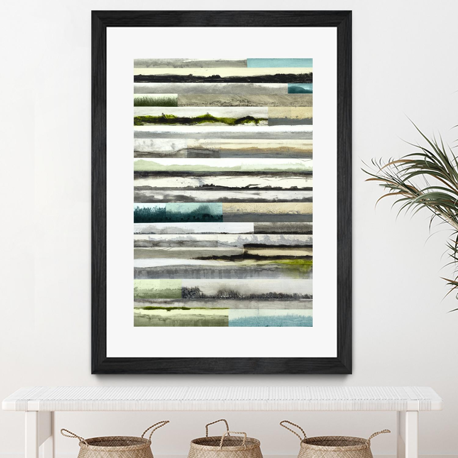 Neutral Plains in color by Kyle Goderwis on GIANT ART - green landscape