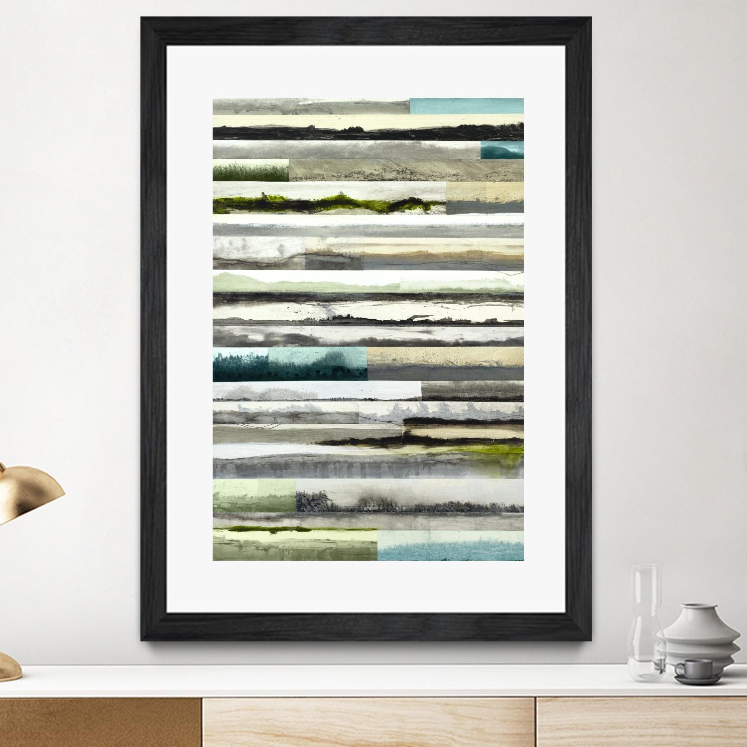 Neutral Plains in color by Kyle Goderwis on GIANT ART - green landscape