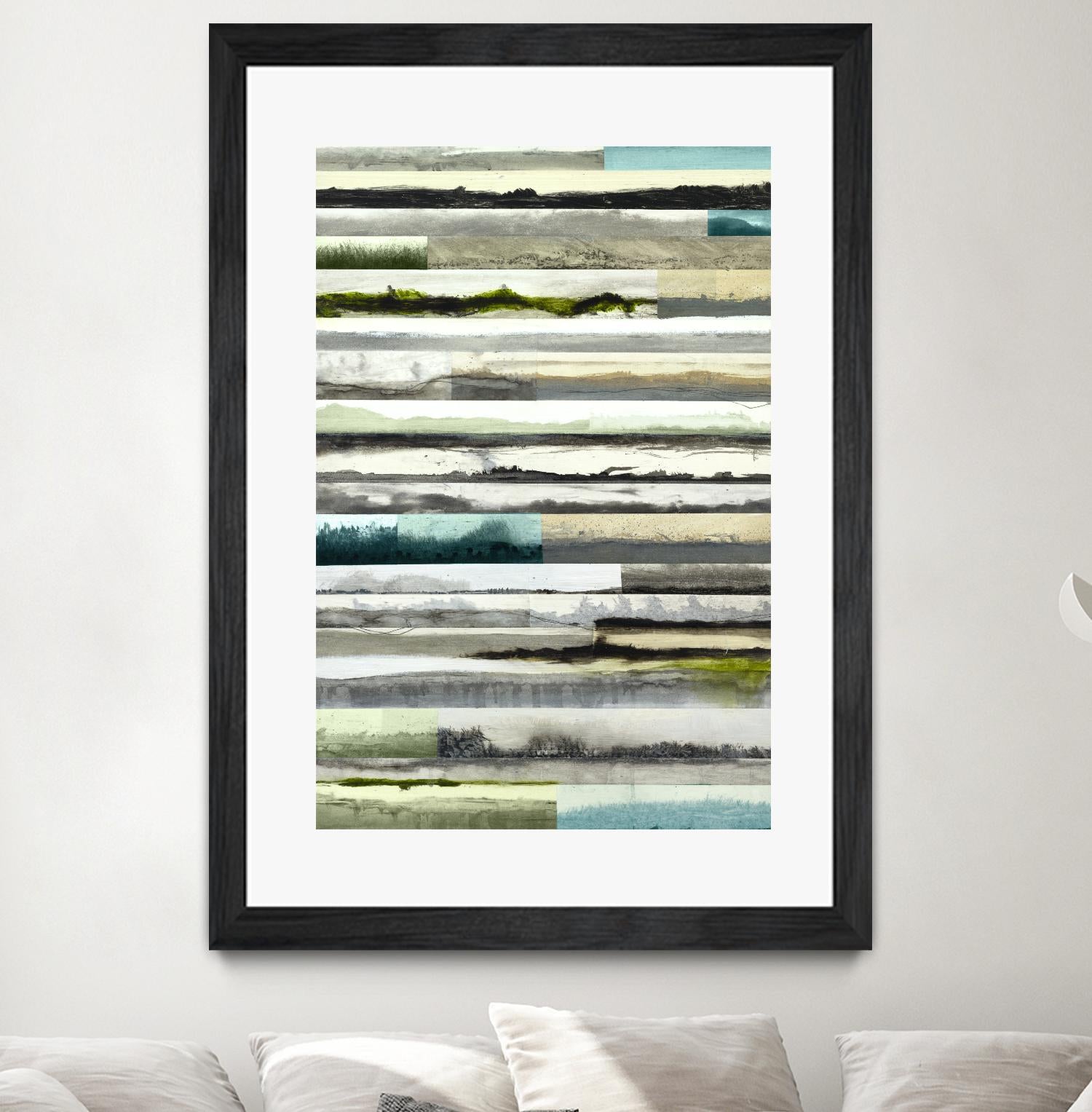 Neutral Plains in color by Kyle Goderwis on GIANT ART - green landscape