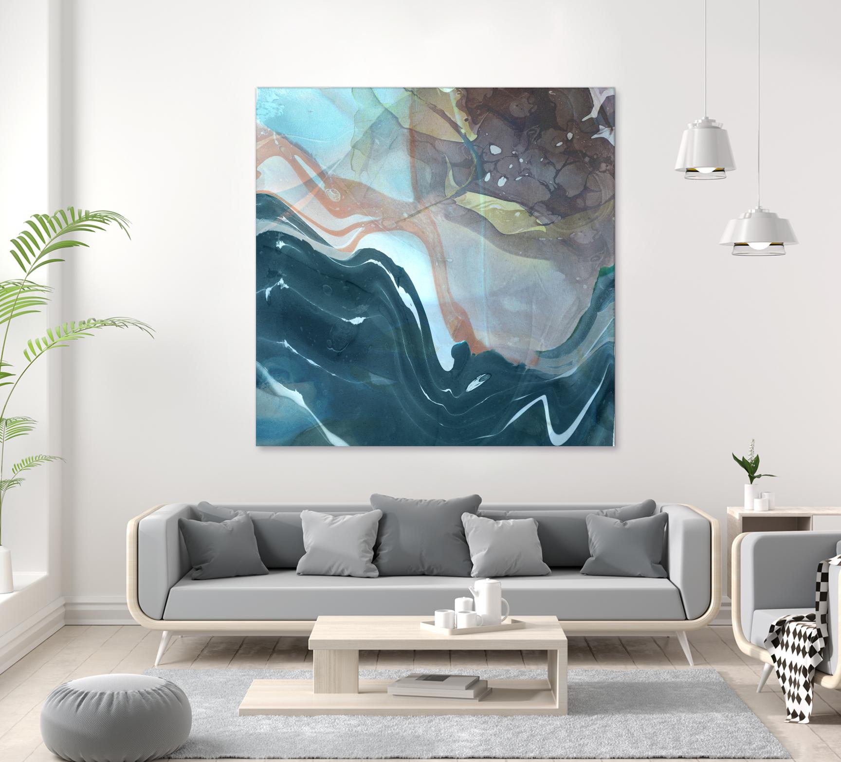 Coastal by THE Studio on GIANT ART - brown abstract