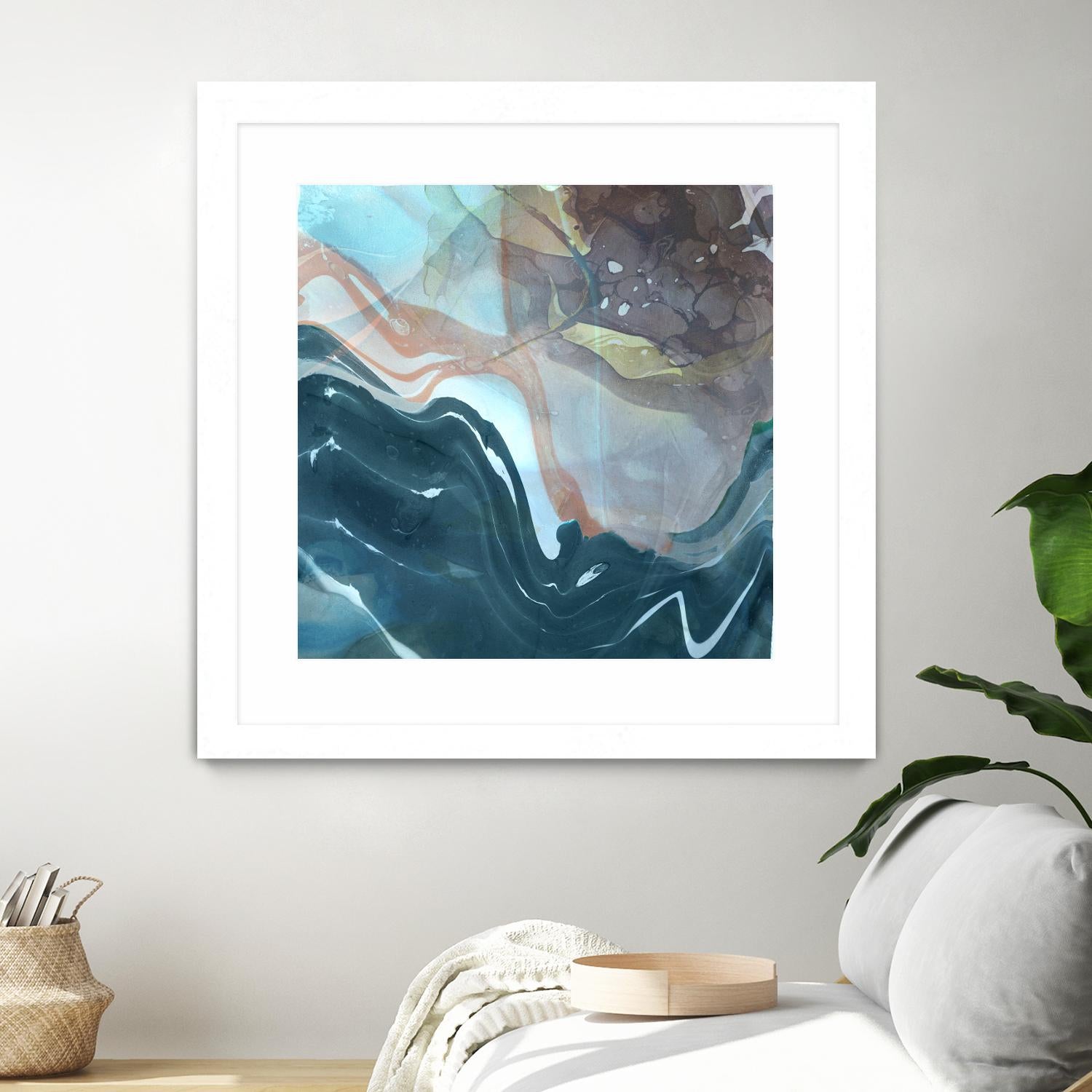 Coastal by THE Studio on GIANT ART - brown abstract