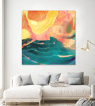 Seaside Abstract by THE Studio on GIANT ART - red abstract