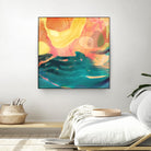 Seaside Abstract by THE Studio on GIANT ART - red abstract