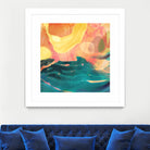 Seaside Abstract by THE Studio on GIANT ART - red abstract