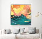 Seaside Abstract by THE Studio on GIANT ART - red abstract