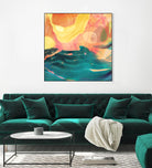 Seaside Abstract by THE Studio on GIANT ART - red abstract