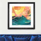 Seaside Abstract by THE Studio on GIANT ART - red abstract