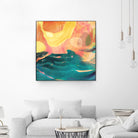 Seaside Abstract by THE Studio on GIANT ART - red abstract