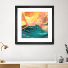 Seaside Abstract by THE Studio on GIANT ART - red abstract