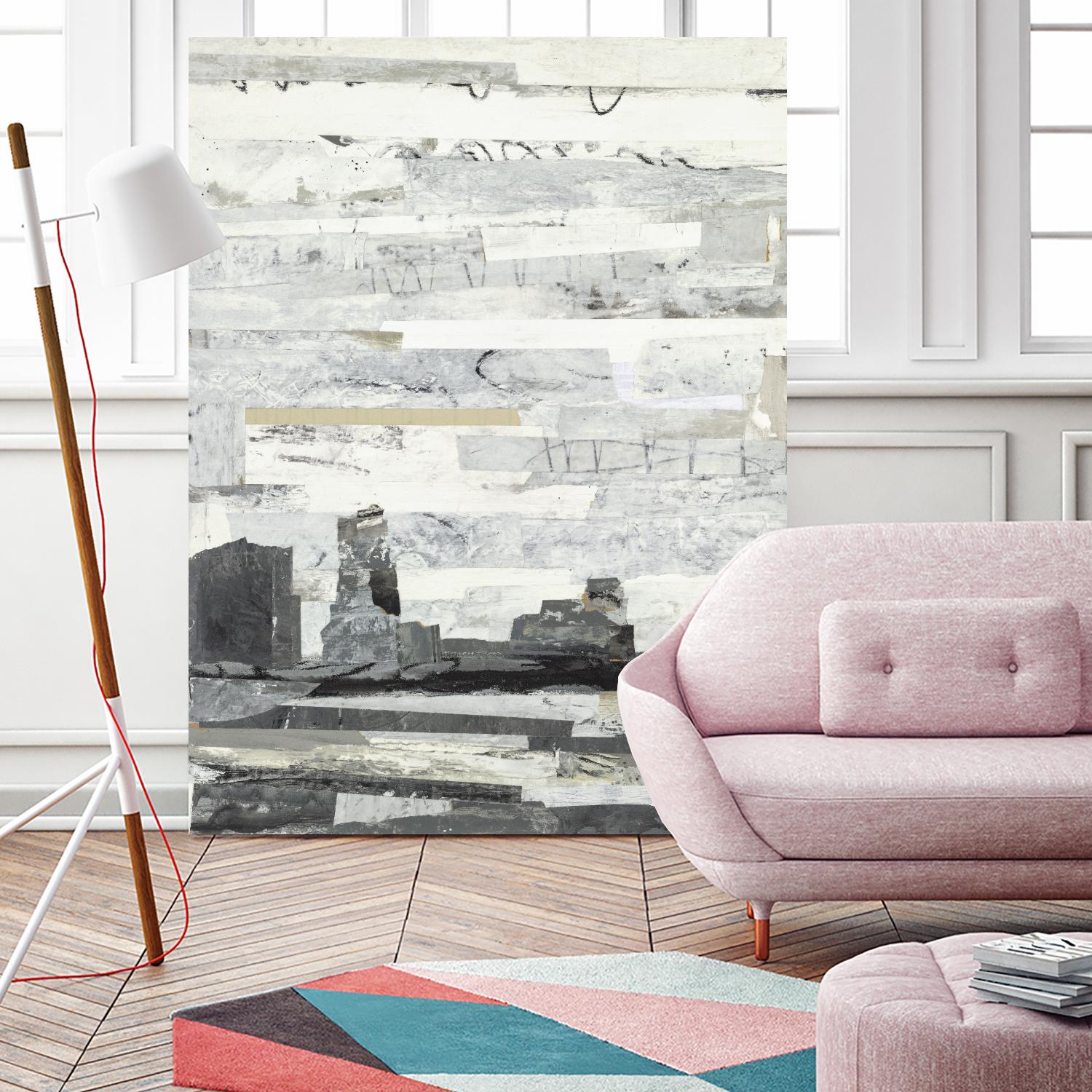 Linear Progression 3 by Kyle Goderwis on GIANT ART - grey abstract