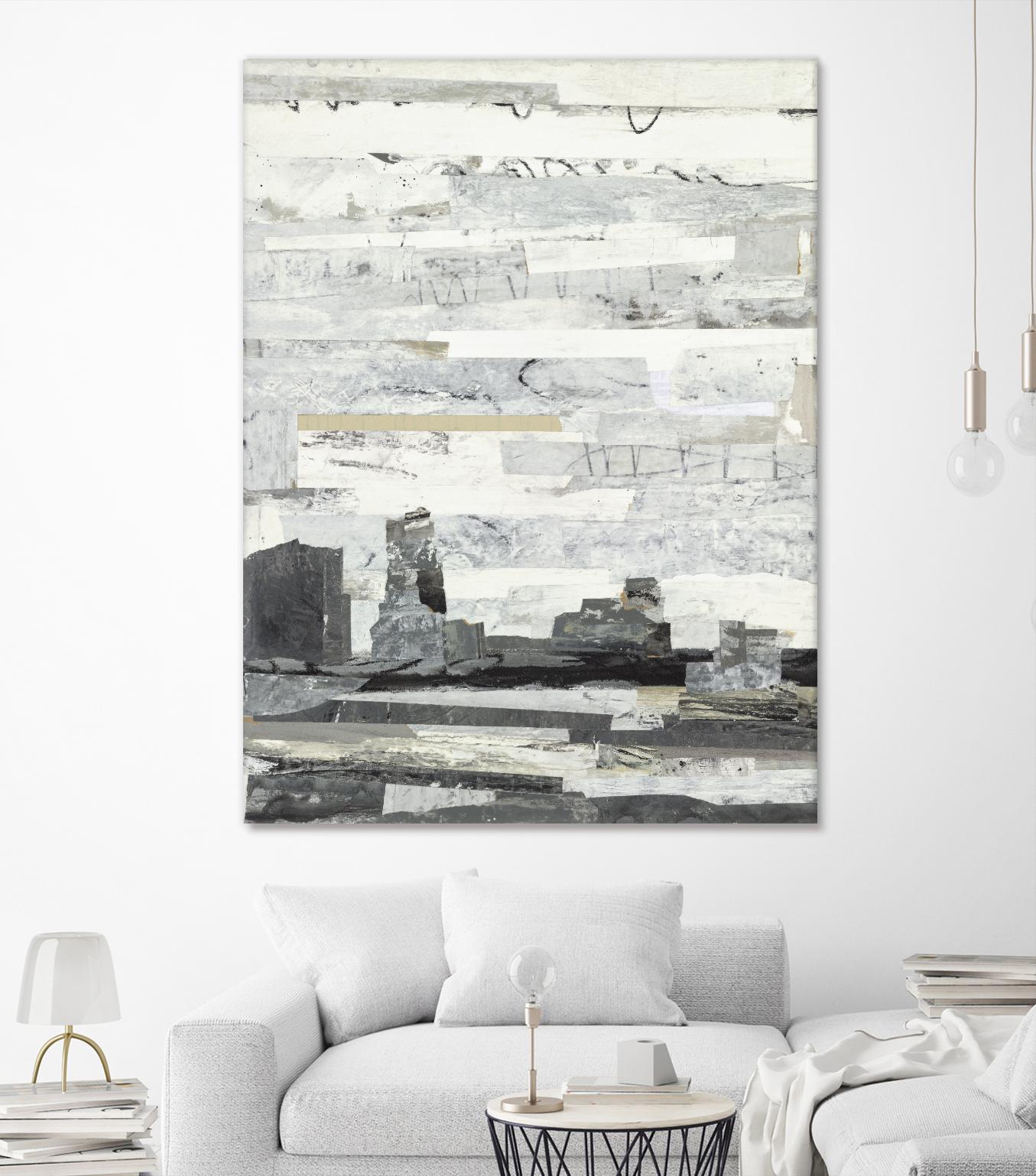 Linear Progression 3 by Kyle Goderwis on GIANT ART - grey abstract