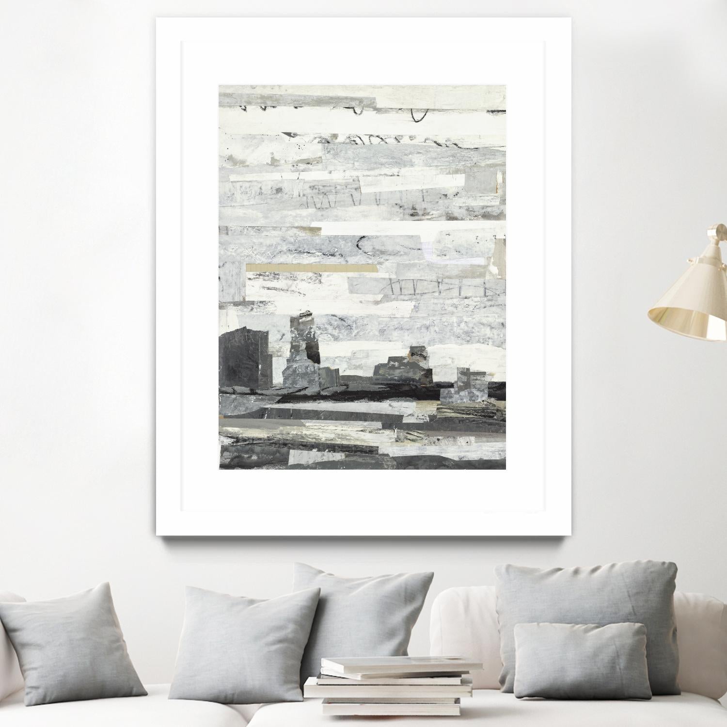 Linear Progression 3 by Kyle Goderwis on GIANT ART - grey abstract