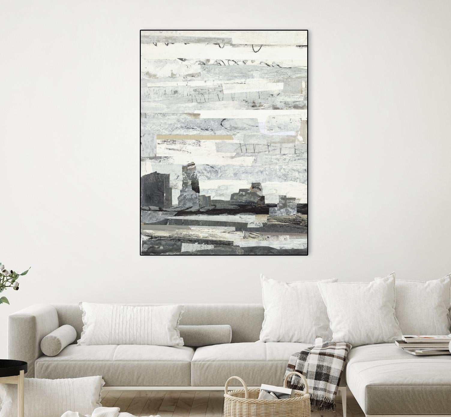 Linear Progression 3 by Kyle Goderwis on GIANT ART - grey abstract