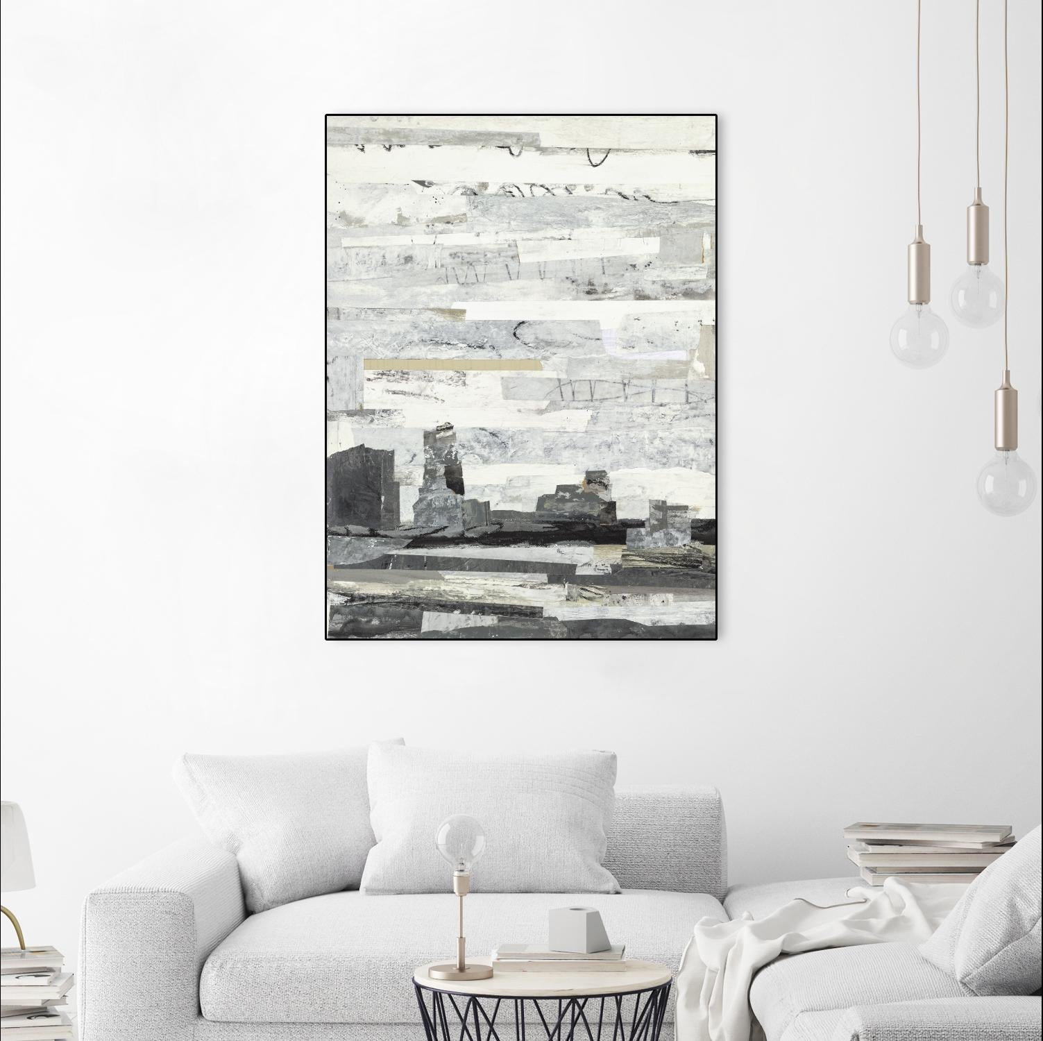 Linear Progression 3 by Kyle Goderwis on GIANT ART - grey abstract