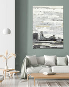 Linear Progression 3 by Kyle Goderwis on GIANT ART - grey abstract