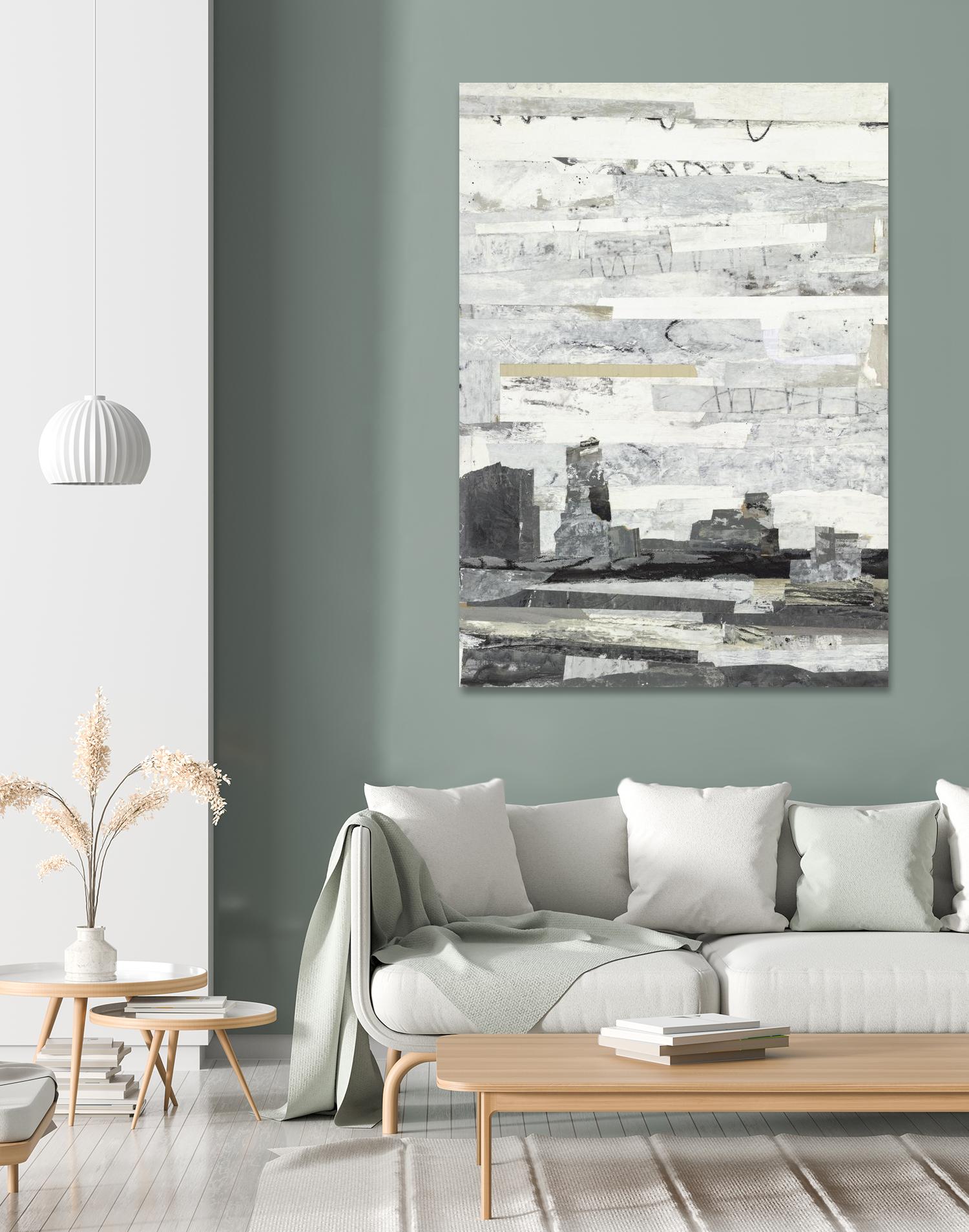 Linear Progression 3 by Kyle Goderwis on GIANT ART - grey abstract