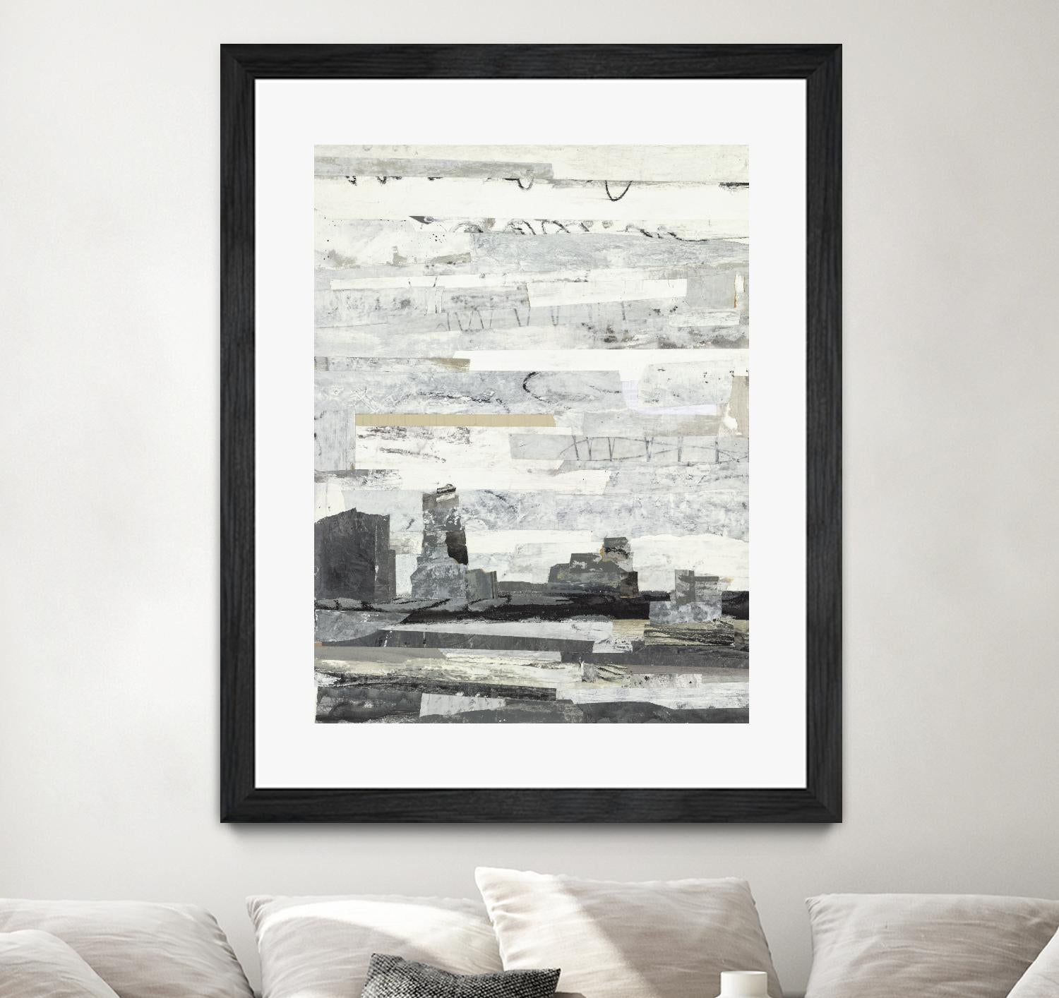 Linear Progression 3 by Kyle Goderwis on GIANT ART - grey abstract