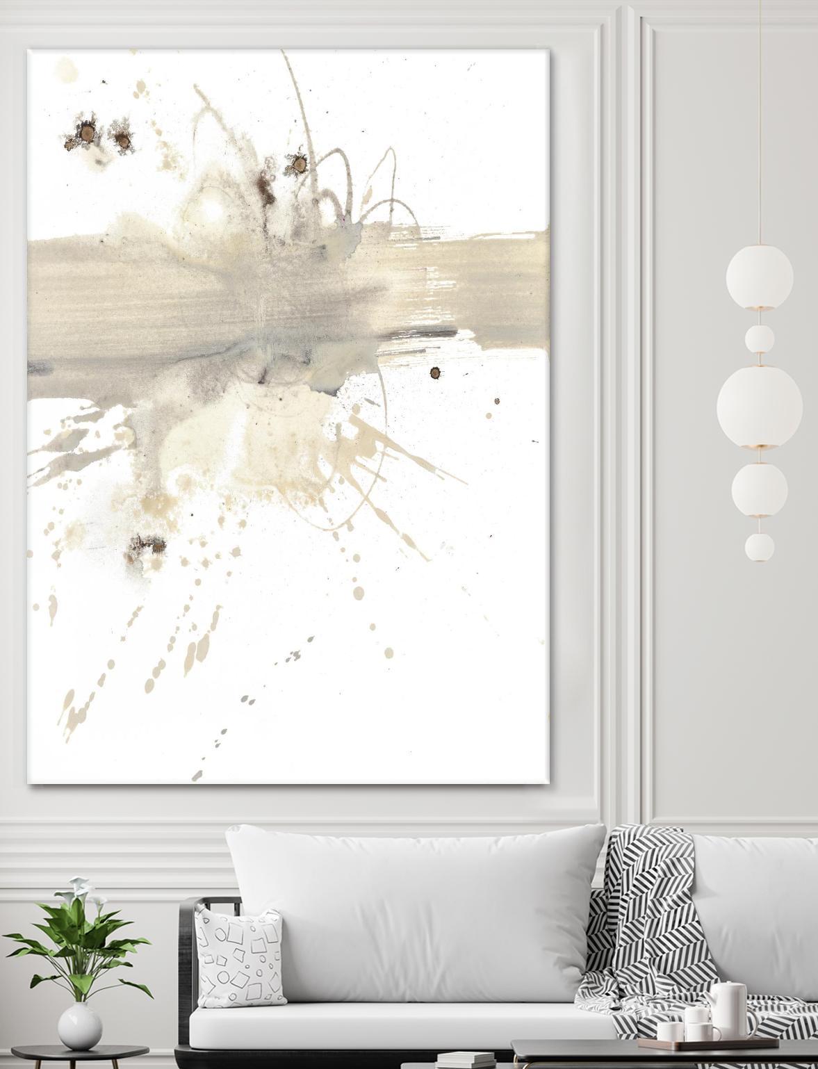 Untitled by PN Studio on GIANT ART - beige abstracts splatter
