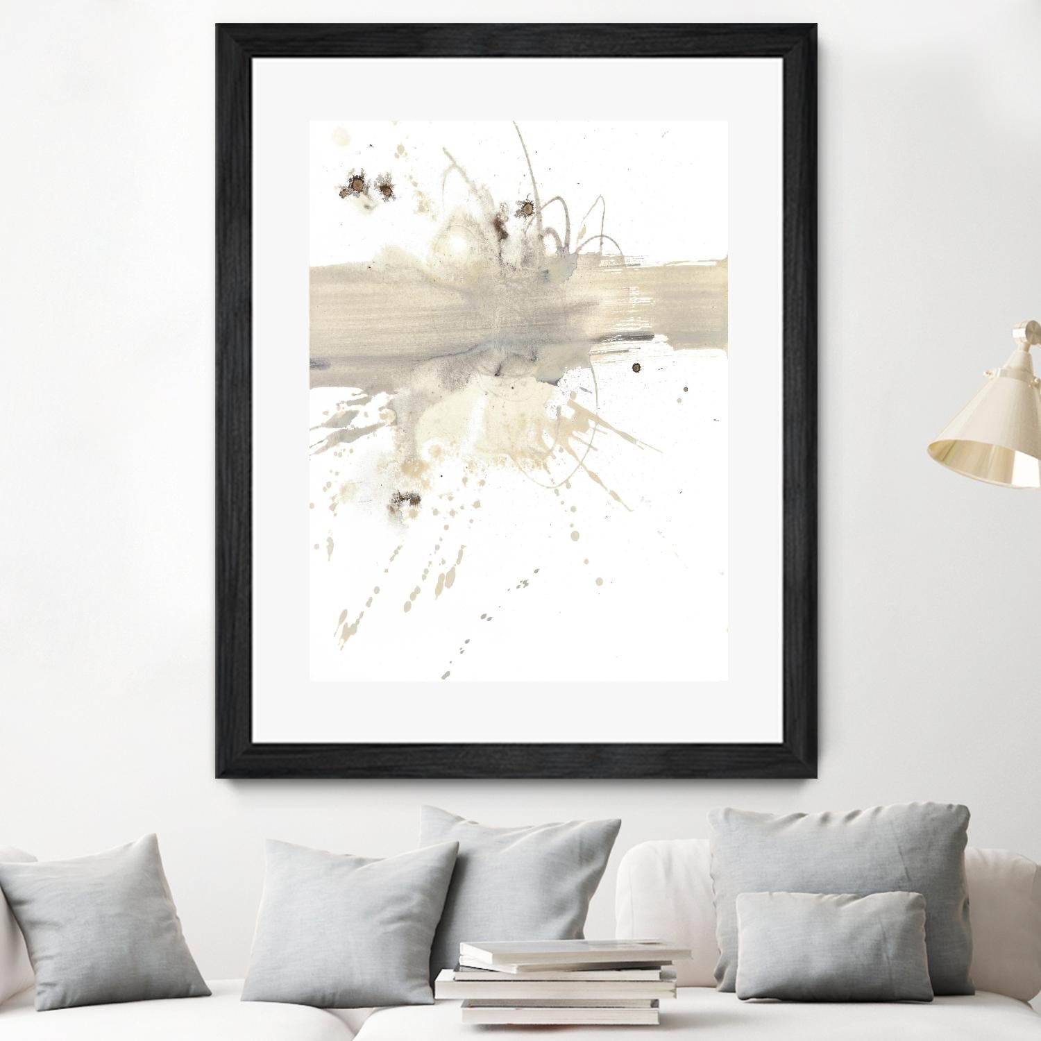 Untitled by PN Studio on GIANT ART - beige abstracts splatter
