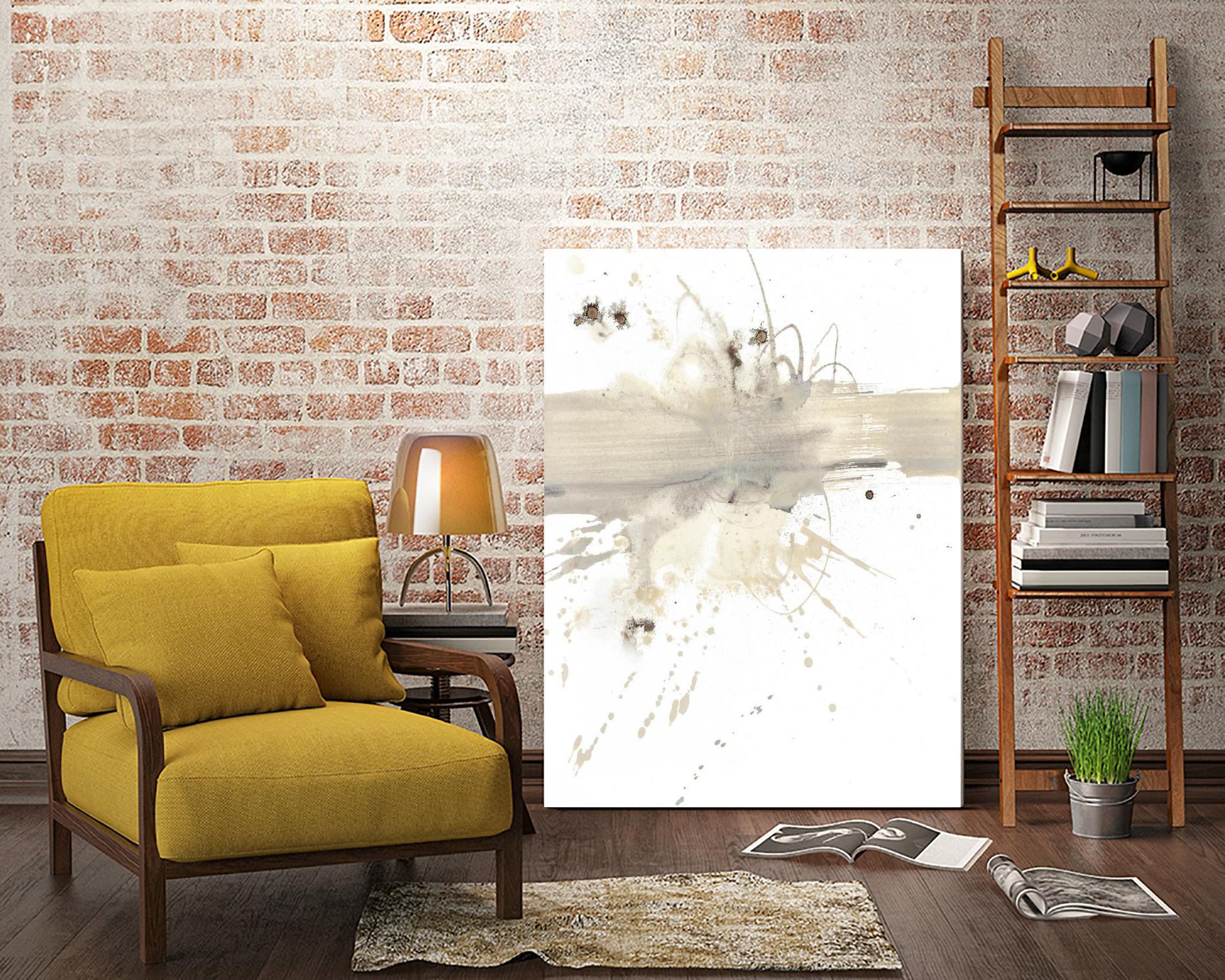 Untitled by PN Studio on GIANT ART - beige abstracts splatter