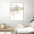 Untitled by PN Studio on GIANT ART - beige abstracts splatter