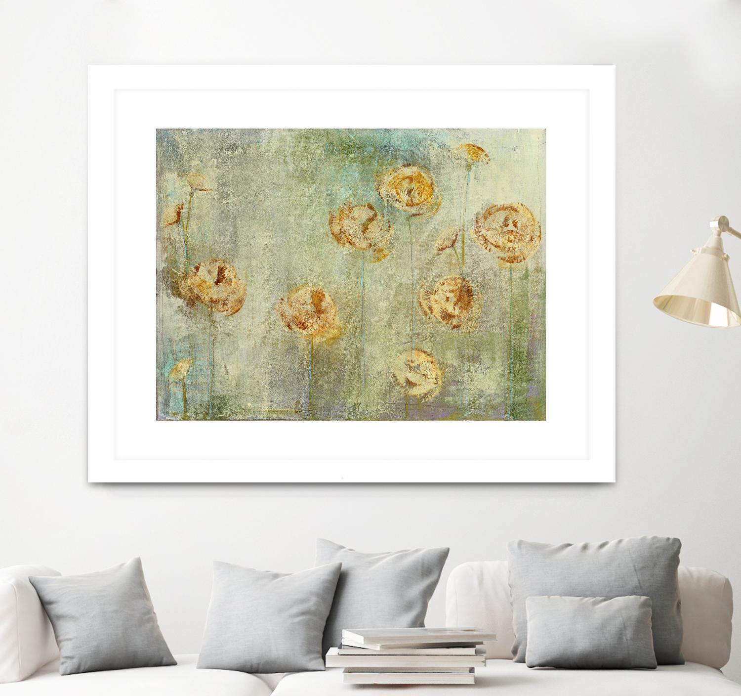 greyce 1 by Maeve Harris on GIANT ART - green floral