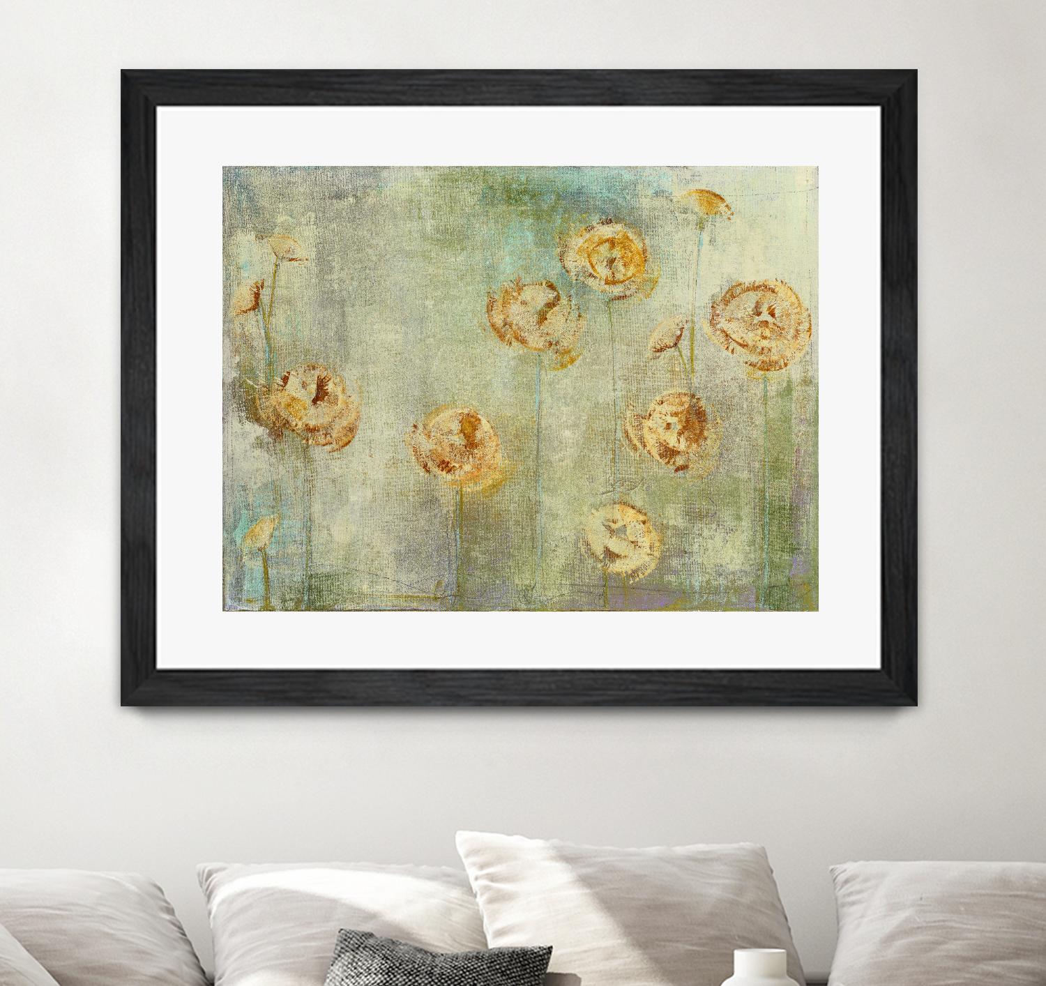 greyce 1 by Maeve Harris on GIANT ART - green floral