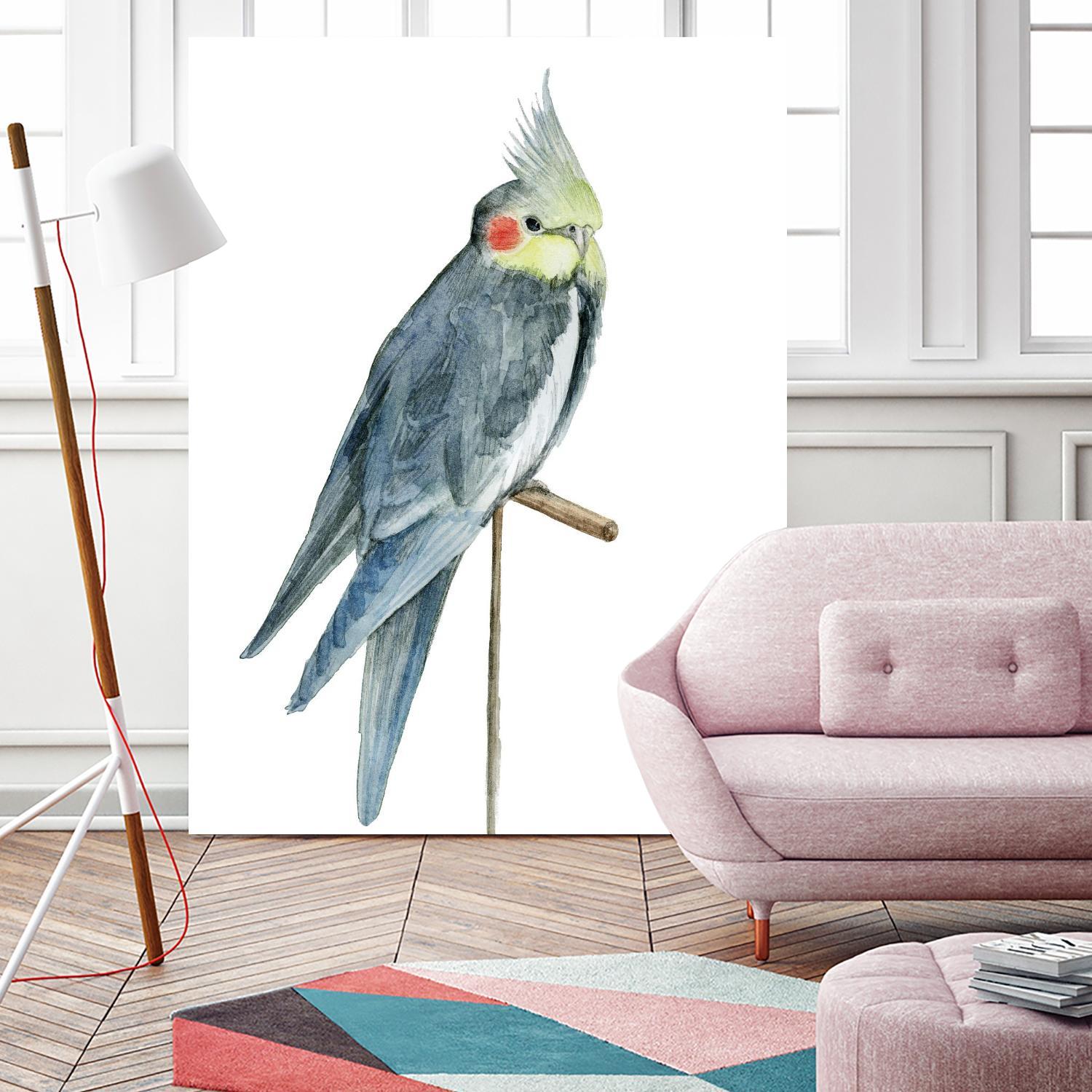 Bird 1 by Harvey, Brenna Harvey on GIANT ART - blue animals bird