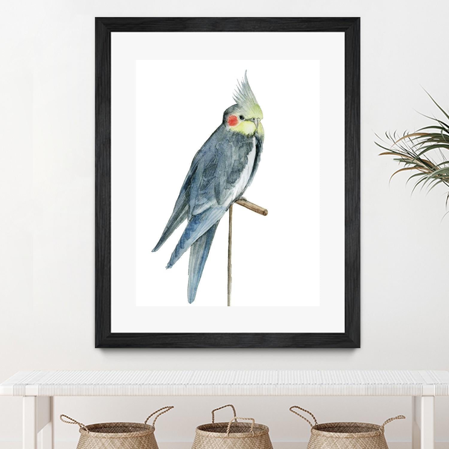 Bird 1 by Harvey, Brenna Harvey on GIANT ART - blue animal bird