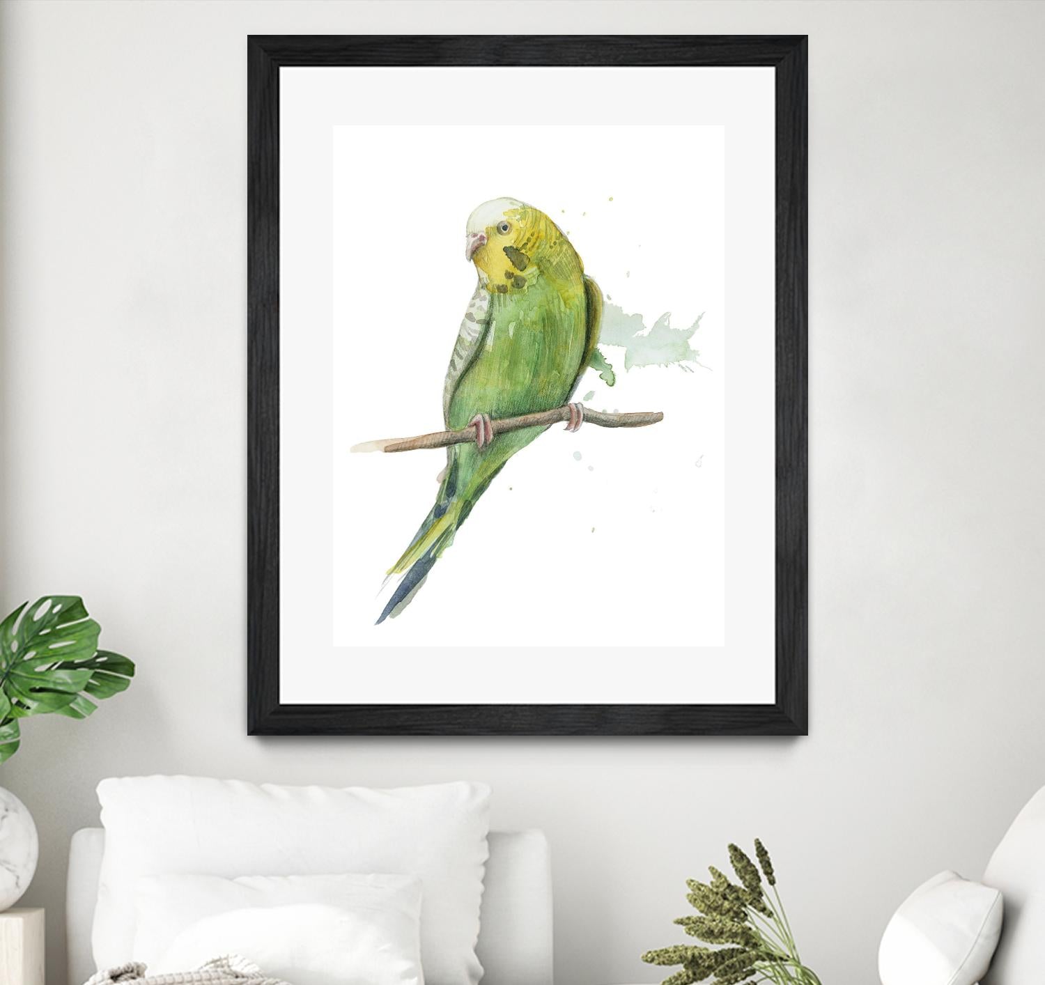 Bird 2 by Harvey, Brenna Harvey on GIANT ART - green animal bird