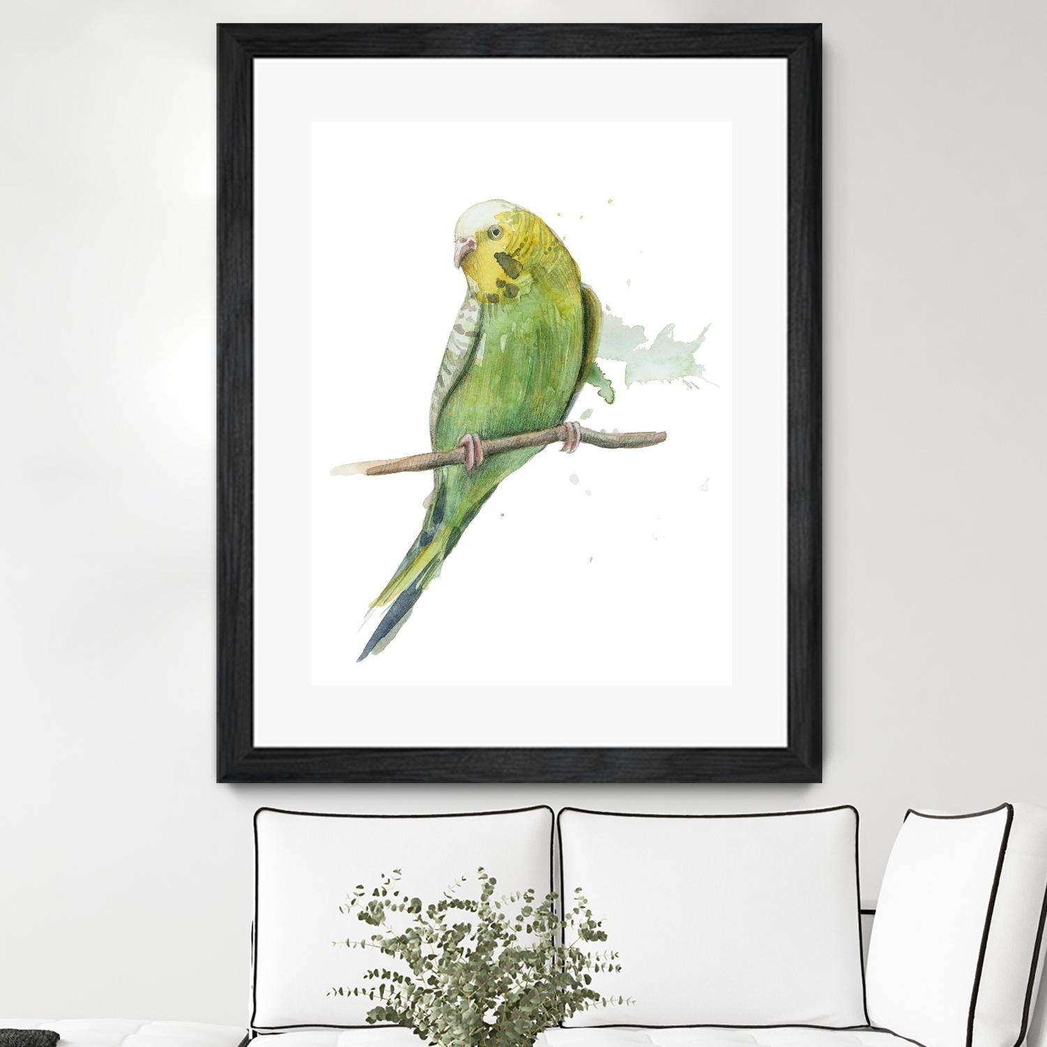 Bird 2 by Harvey, Brenna Harvey on GIANT ART - green animal bird